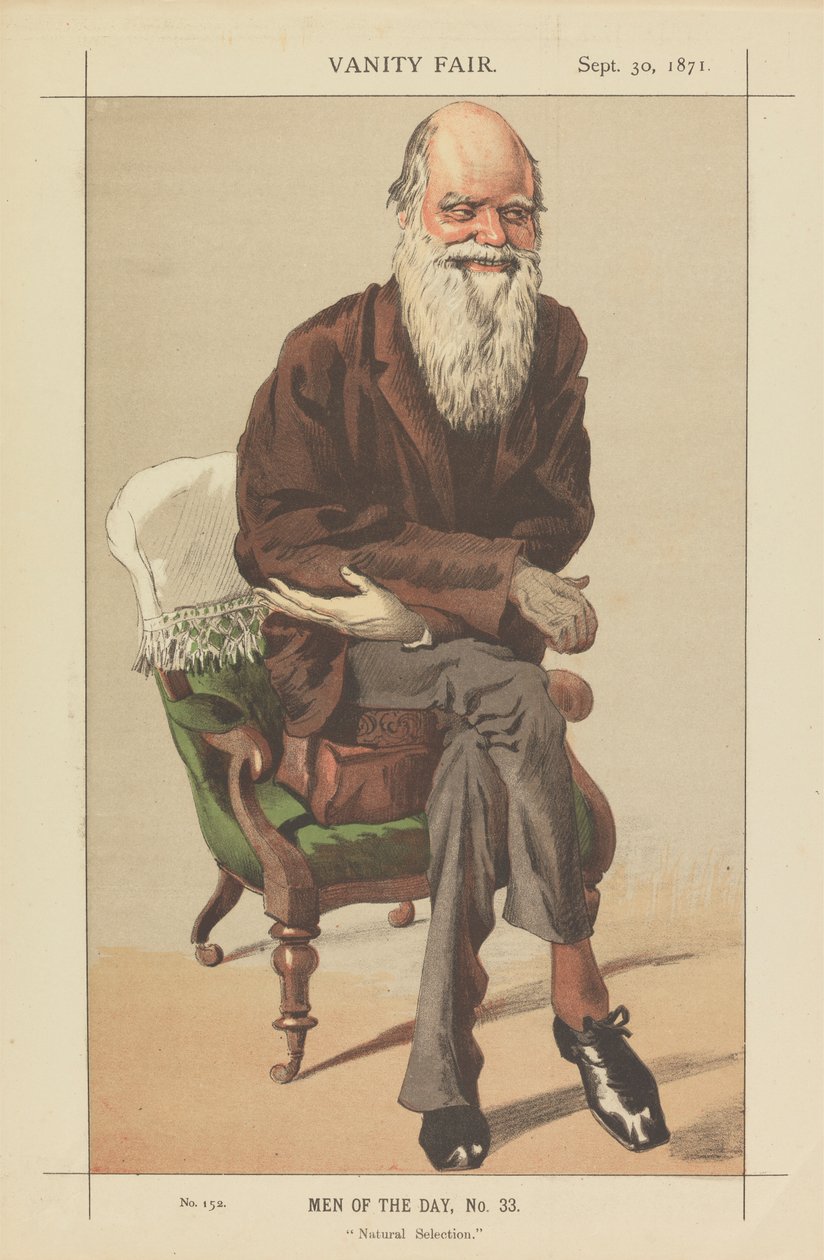 Vanity Fair Muži dne, č. 33, Přírodní výběr od James Tissot