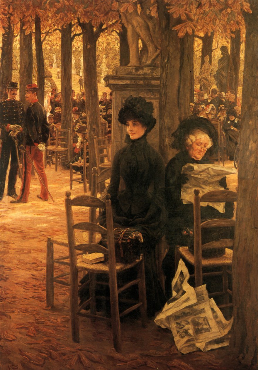 Bez věna (známý také jako Neděle v Lucemburské zahradě) od James Tissot