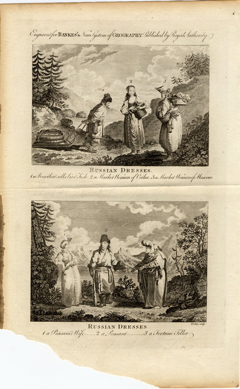 Ruské šaty, asi 1775 od James Tookey