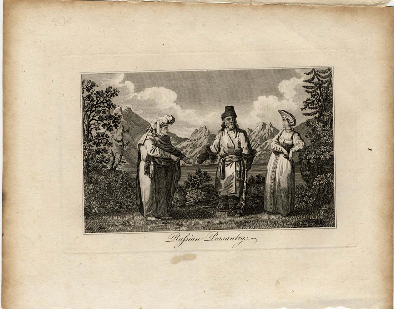 Ruské rolnické šaty, asi 1775 od James Tookey