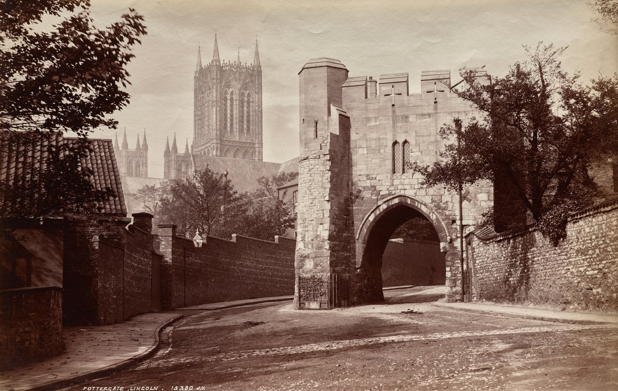 Pottergate, Lincoln, Anglie od James Valentine