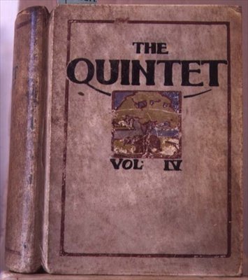 Přední strana obálky IV. dílu The Quintet, kolem roku 1902 od James Wallace