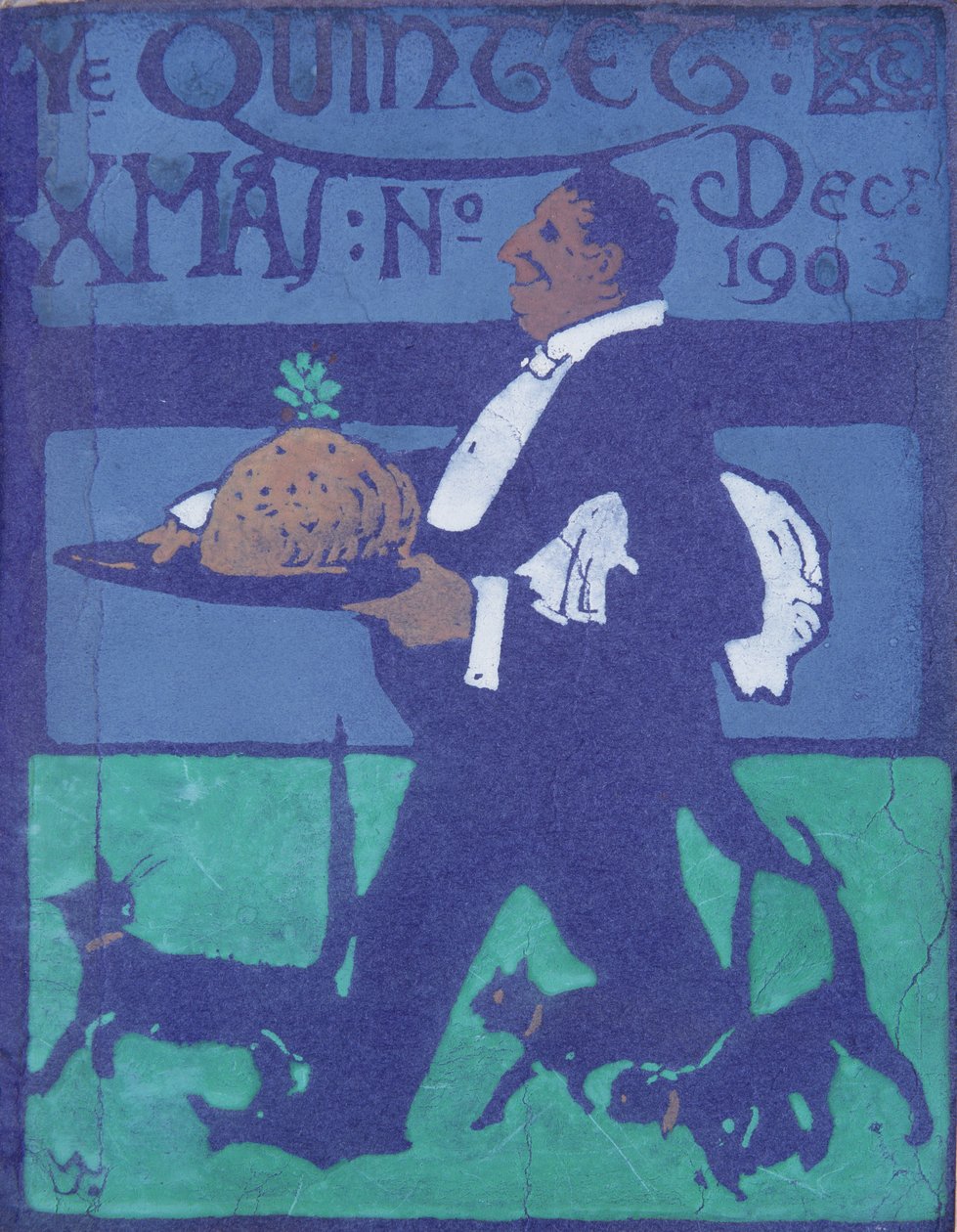 Frontispis pro The Quintet, prosinec 1903 (wc na papíře) od James Wallace