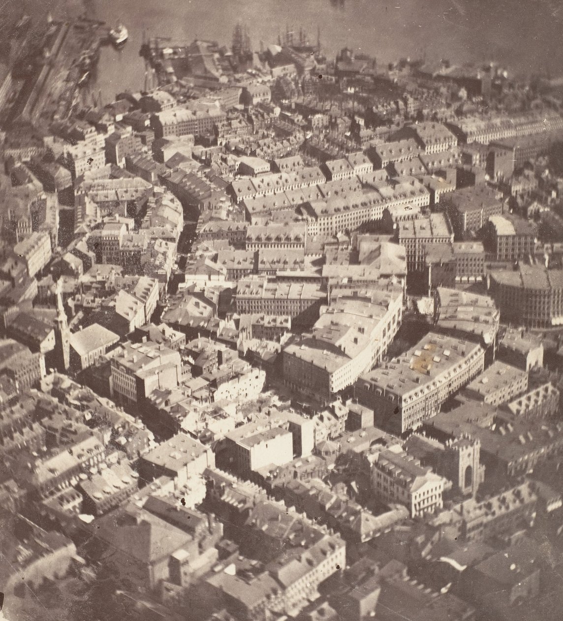 Boston, jak to vidí Orel a divoká husa, 1860. od James Wallace Black