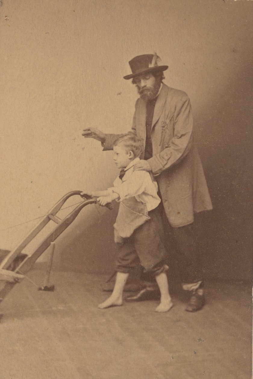 Edward Everett Hale a syn, ca. 1865. od James Wallace Black