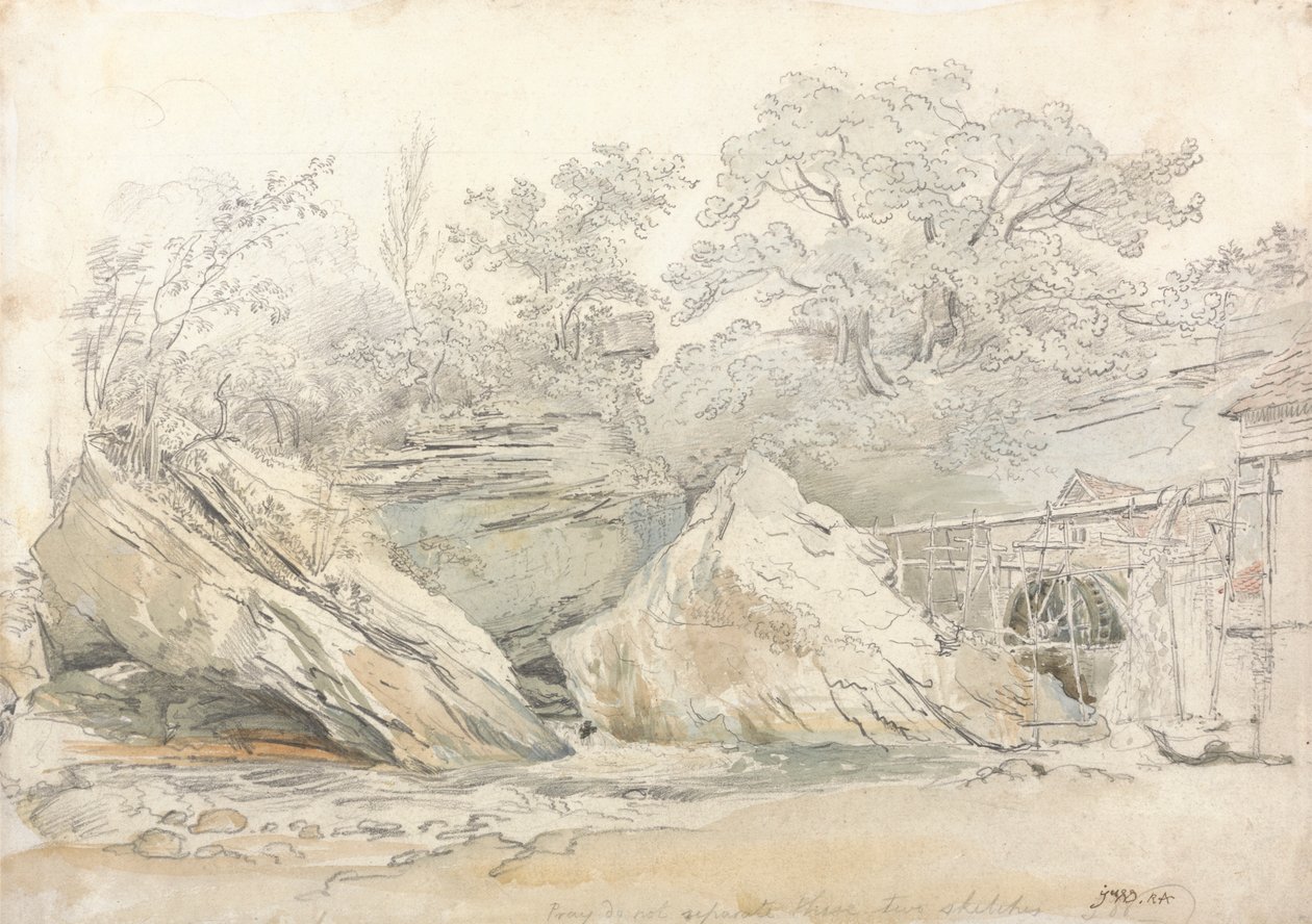Aberdulais Mill, Glamorganshire od James Ward