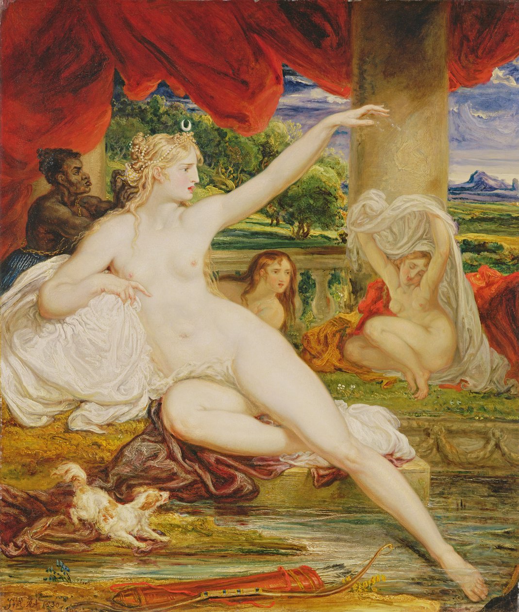 Diana ve vaně od James Ward