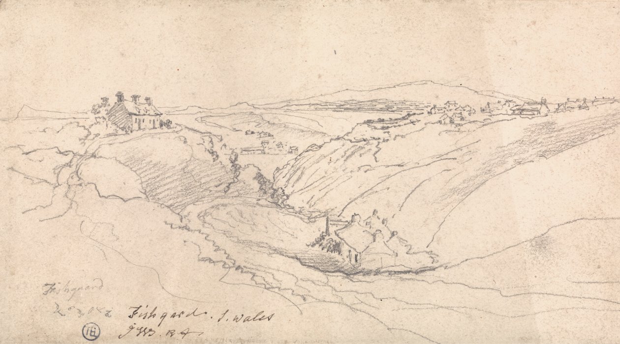Fishguard, Pembrokeshire, Jižní Wales od James Ward