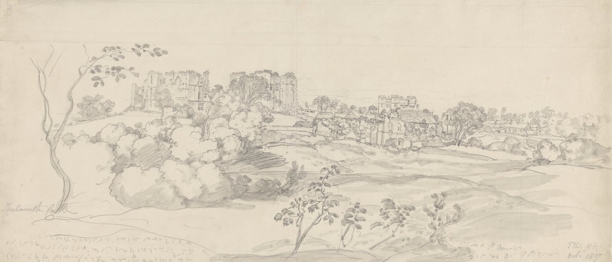 hrad Kenilworth od James Ward