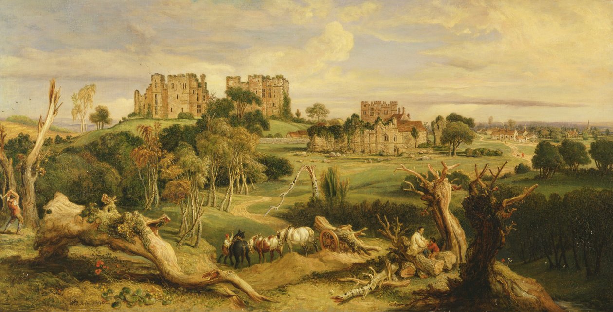 Hrad Kenilworth, Warwickshire od James Ward