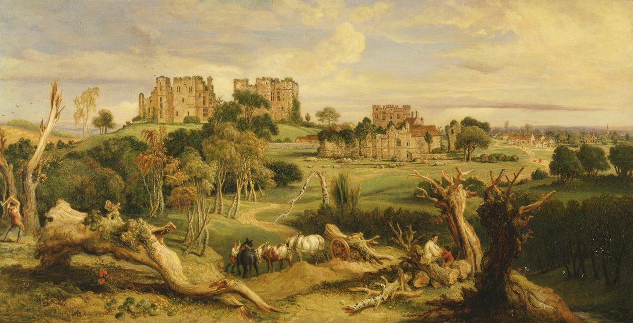 Hrad Kenilworth, Warwickshire od James Ward