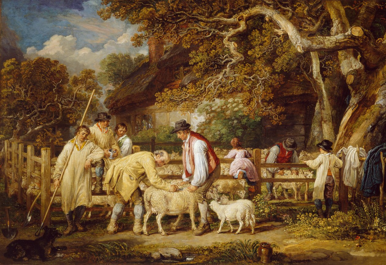 Spása ovcí, 1828 od James Ward