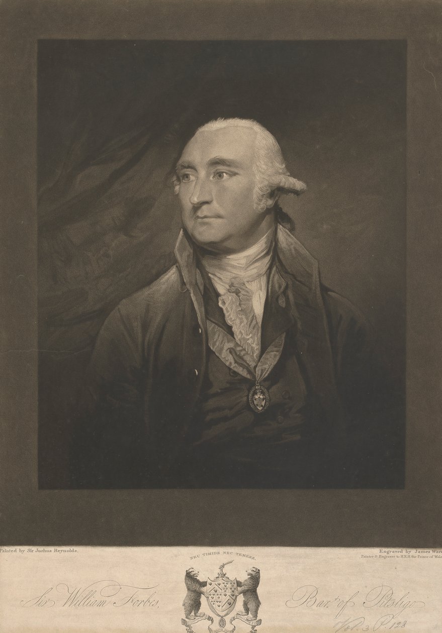 Sir William Forbes, 6. baronet Monymusk a Pitsligo od James Ward