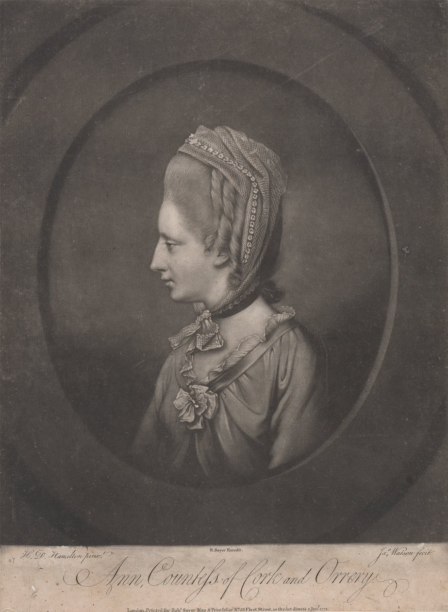 Anne, hraběnka z Corku a Orrery († 1785) od James Watson