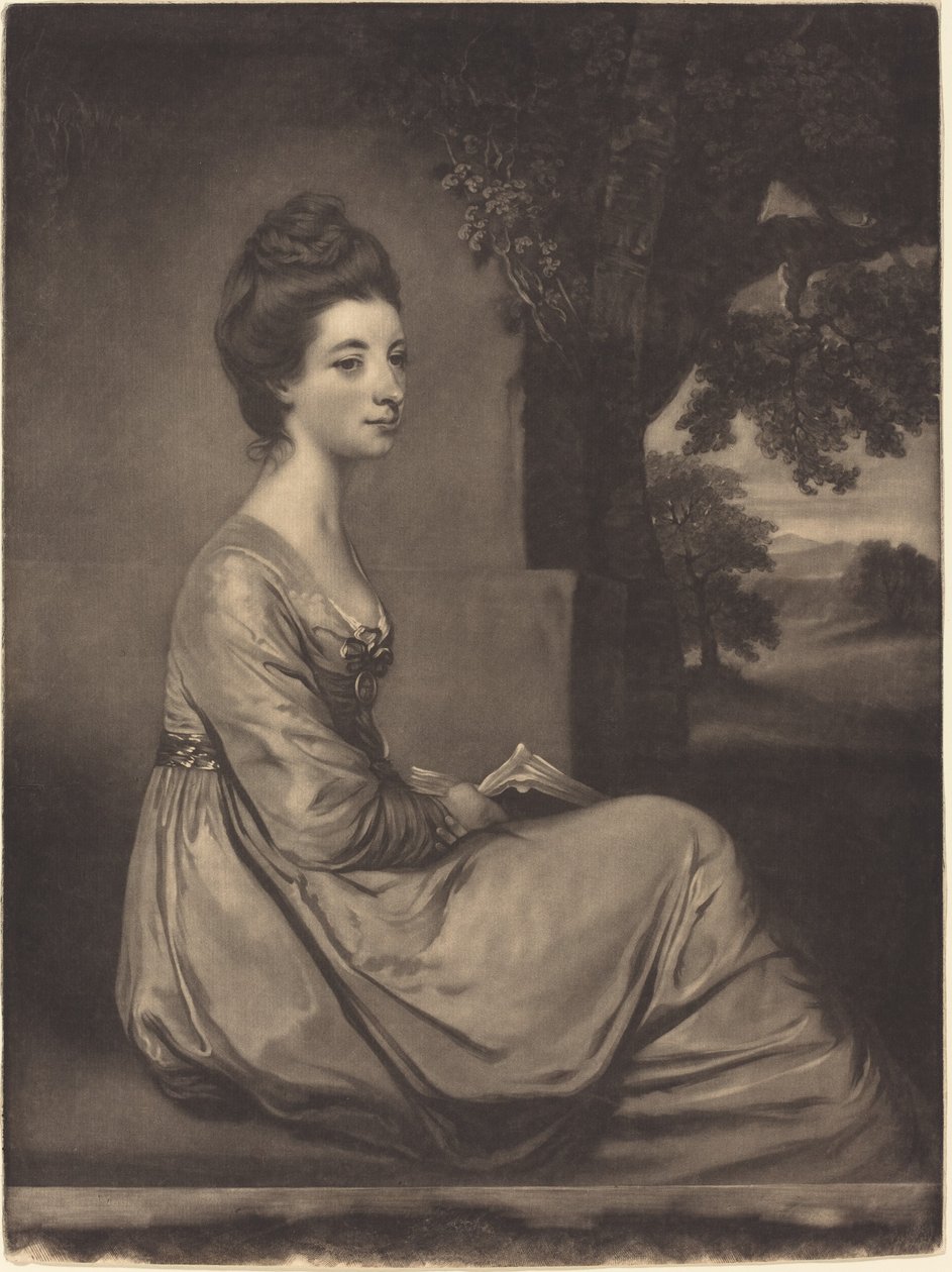 Jemima hraběnka Cornwallisová od James Watson after Sir Joshua Reynolds