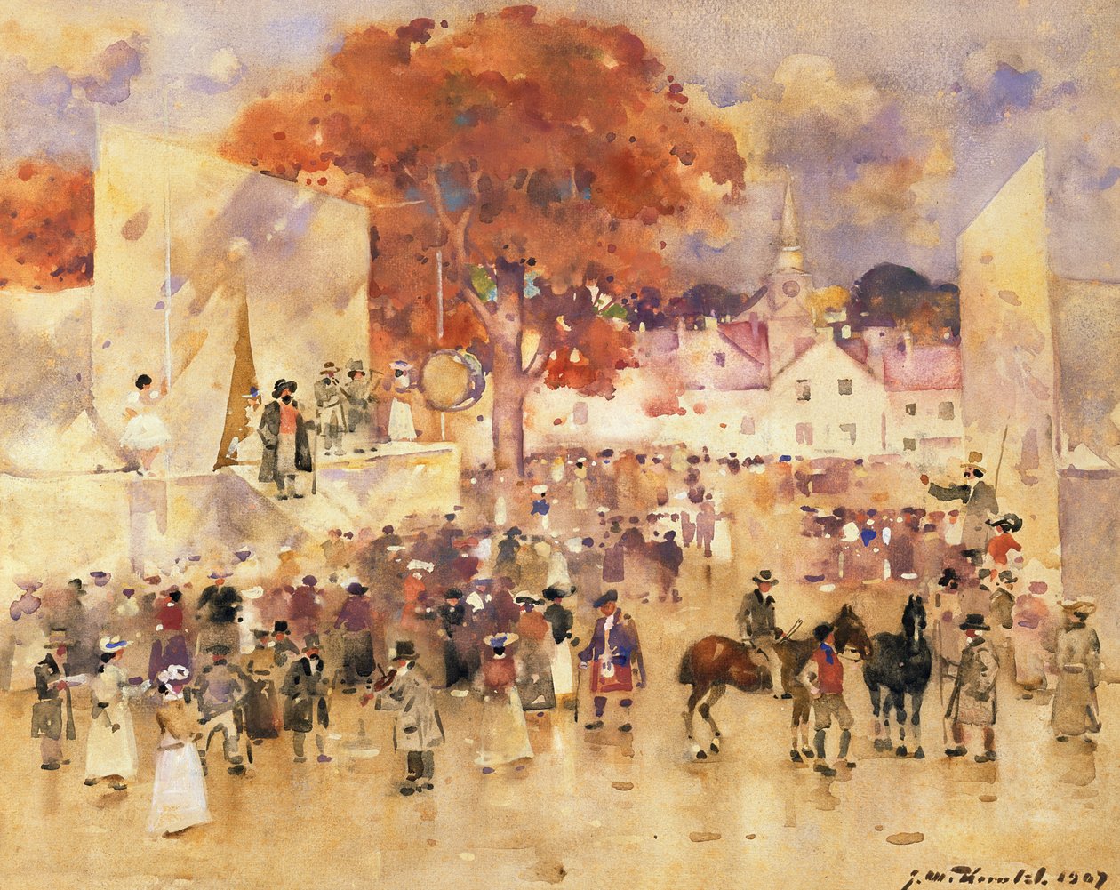 Skotský veletrh, 1907 od James Watterston Herald