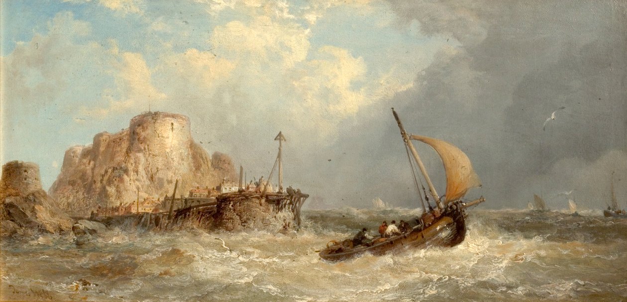 Hrad Mont Orgueil, Jersey od James Webb