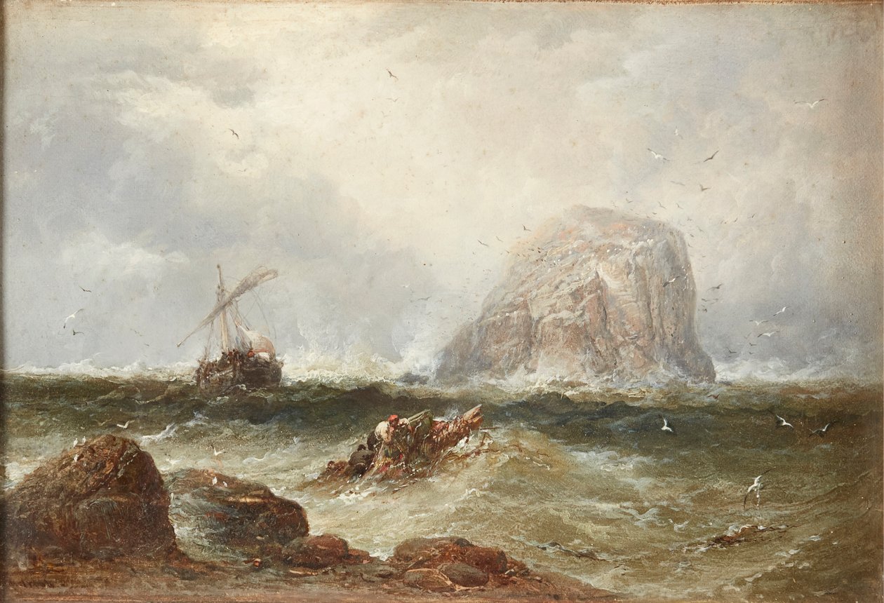 Off the Bass Rock (olej na plátně) od James Webb