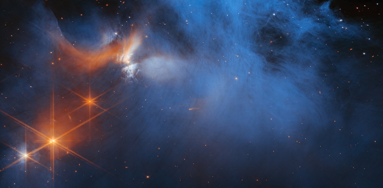 Chamaeleon I -molekyylipilvi (NIRCam-kuva) od James Webb Space Telescope (NASA)