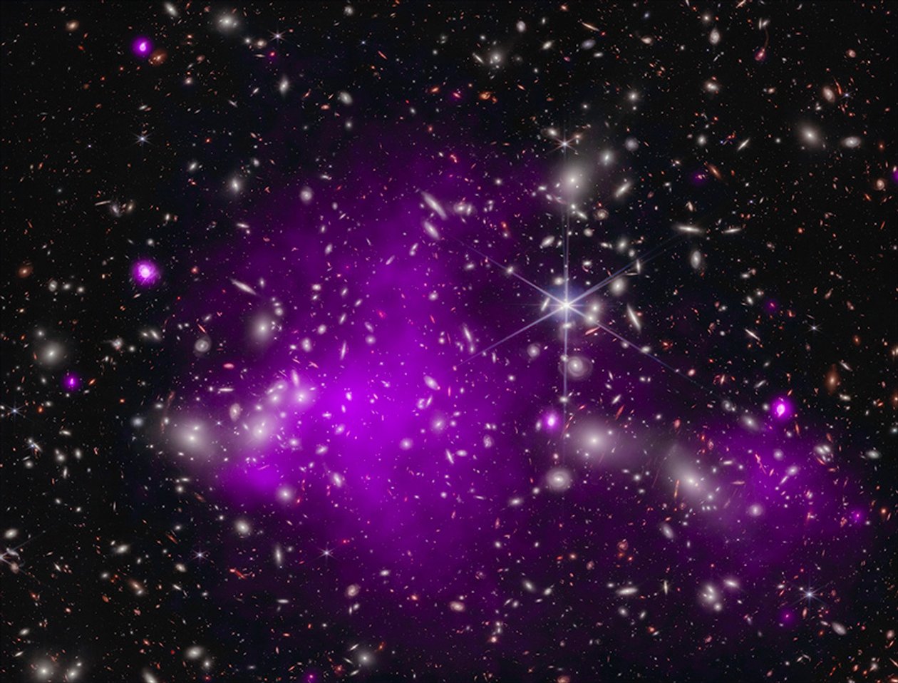 Teleskopy NASA objevily rekordní černou díru (bez popisku) od James Webb Space Telescope (NASA)