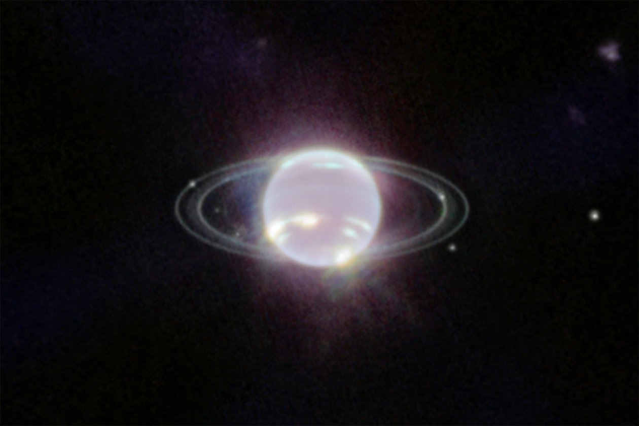Neptun zblízka (NIRCam) od James Webb Space Telescope (NASA)