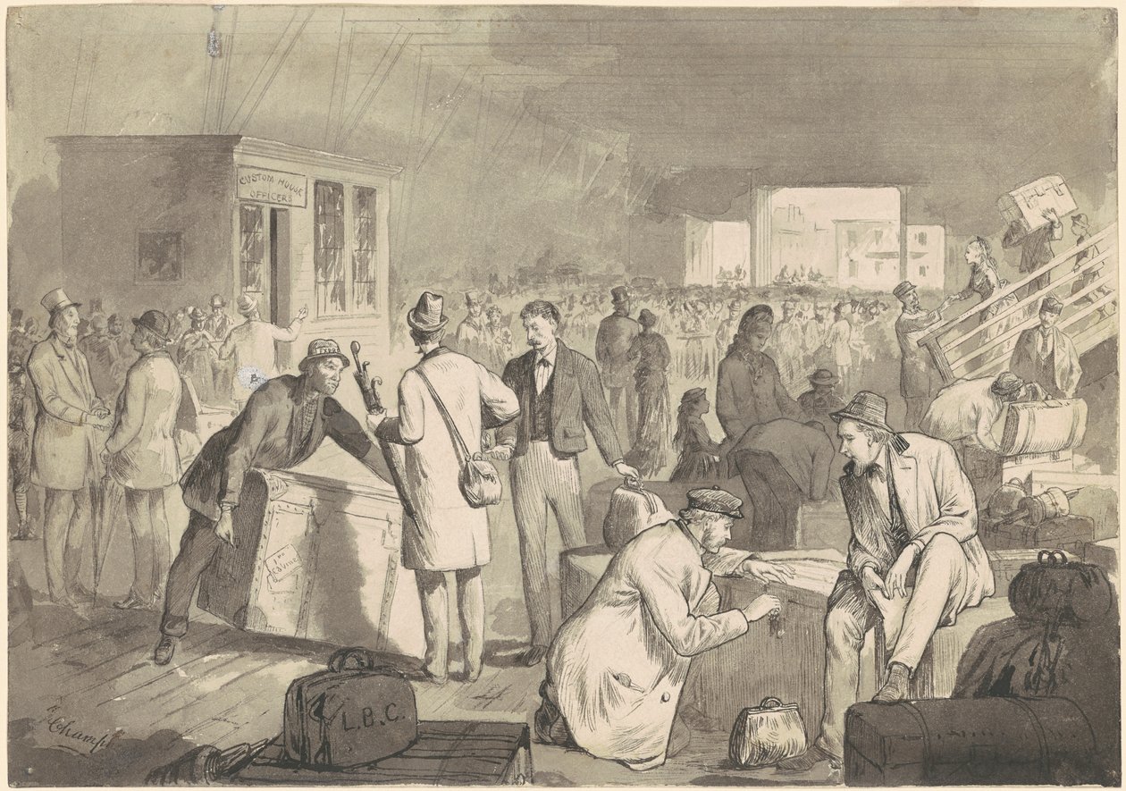 Celní bouda od James Wells Champney