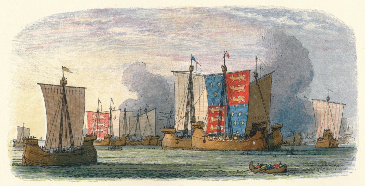Bitva u Sluys, 24. června 1340 1864 od James William Edmund Doyle