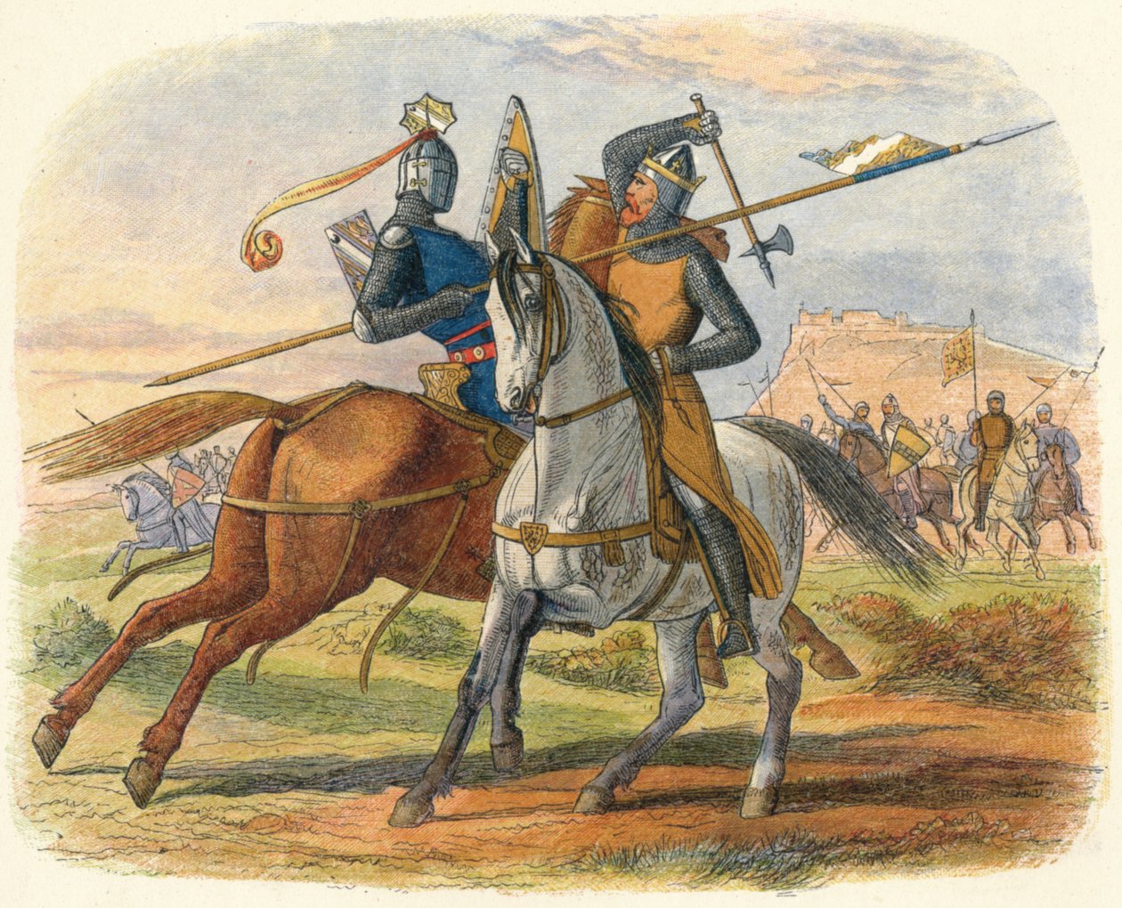 Bruce zabije sira Henryho Bohuna, 1314 1864 od James William Edmund Doyle