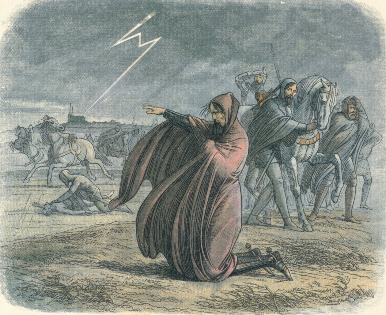 Edward přísahá, že uzavře mír, 1360 1864 od James William Edmund Doyle