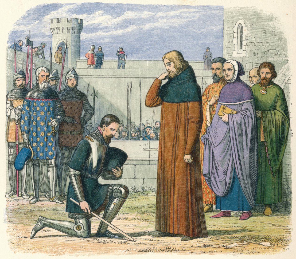 Setkání Richarda a Henryho, 1399 1864. od James William Edmund Doyle