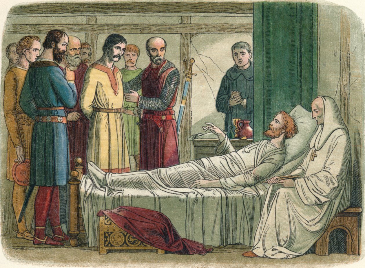 Richard omilostňuje lučištníka, který ho zastřelil, 1199 1864 od James William Edmund Doyle