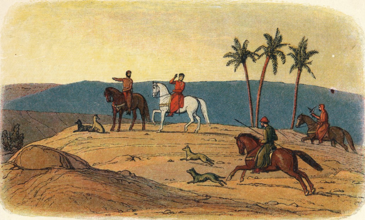 Richard se odmítá podívat na Svaté město, 1192 1864 od James William Edmund Doyle