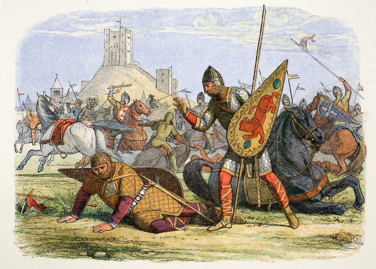 Robert zranil svého otce, krále Viléma I., Normandie, 1079 1864 od James William Edmund Doyle