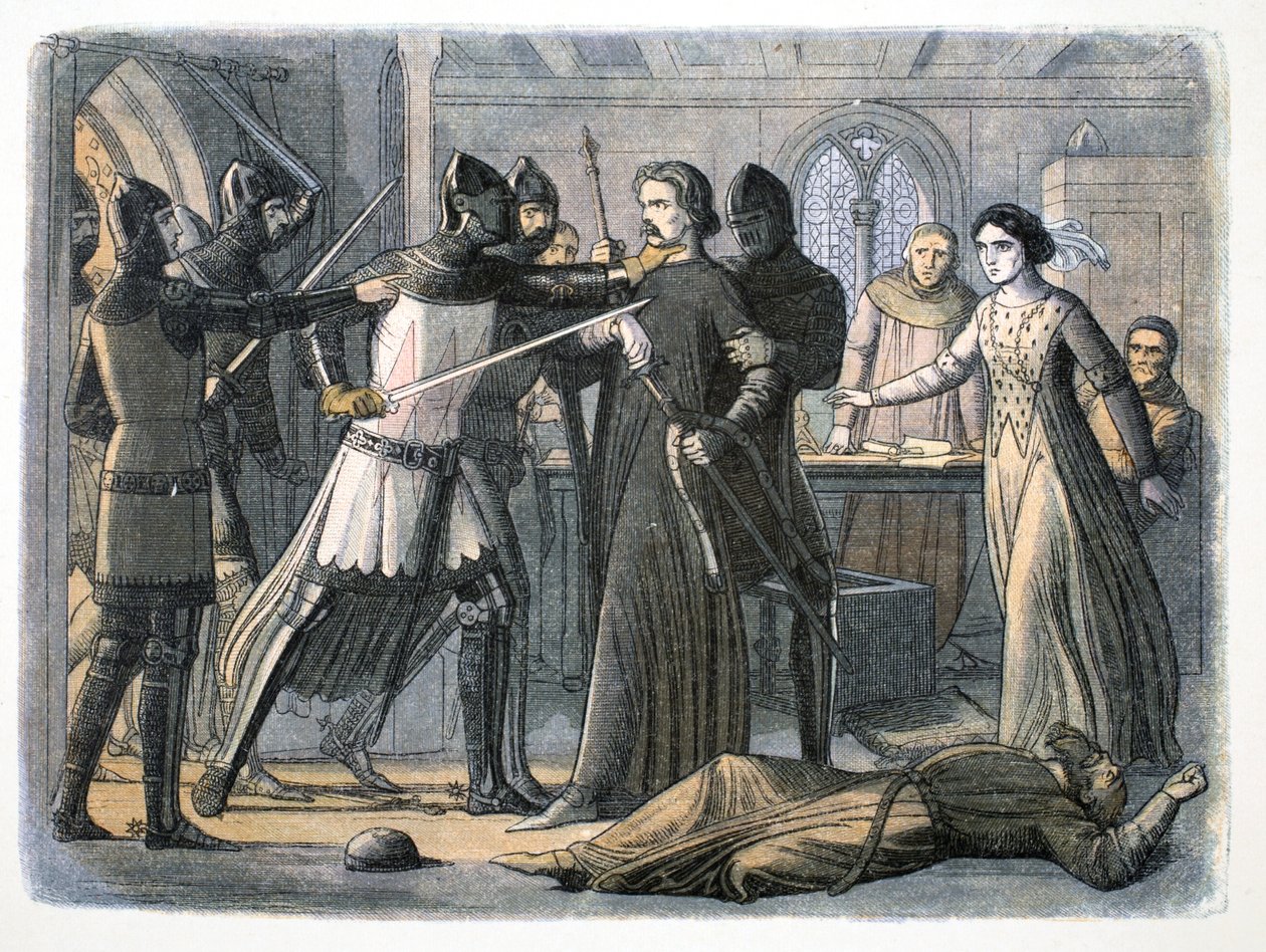Zatčení sira Rogera Mortimera, hrad Nottingham, 1330 1864 od James William Edmund Doyle