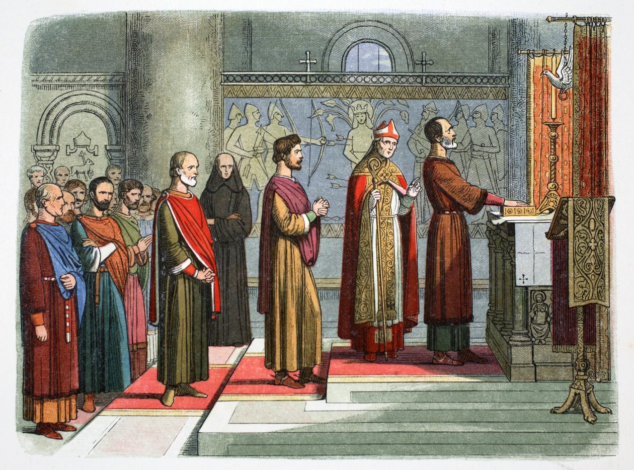 Baroni přísahají, že dosáhnou svých svobod, 1214 1864 od James William Edmund Doyle