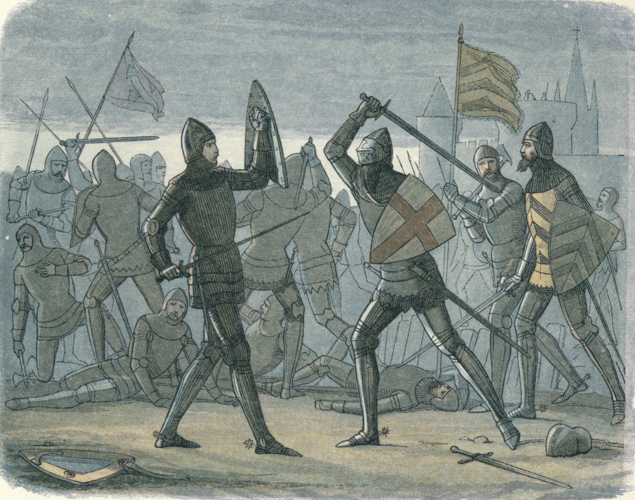 Reliéf Calais, 1864 od James William Edmund Doyle