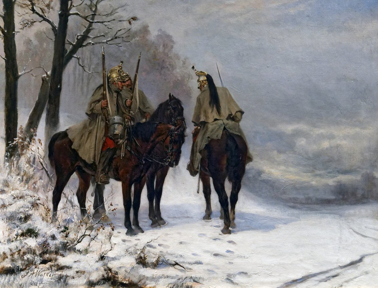 Dračí hlídka v poli v roce 1870, kolem roku 1890 od James William Walker