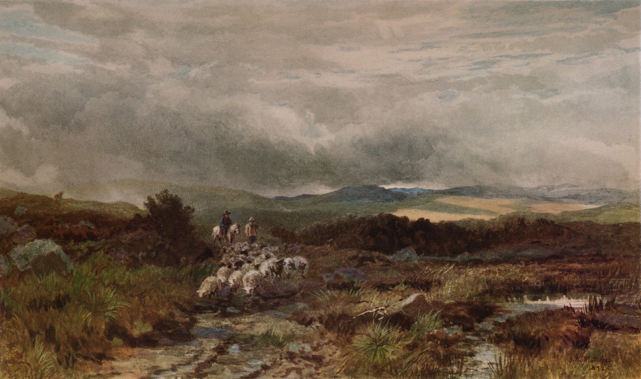 „Mountain Road, Capel Curig, Severní Wales“, 1938 od James William Whitaker
