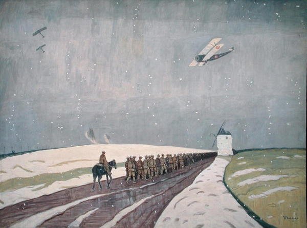 Kanaďané na sněhu od James Wilson Morrice
