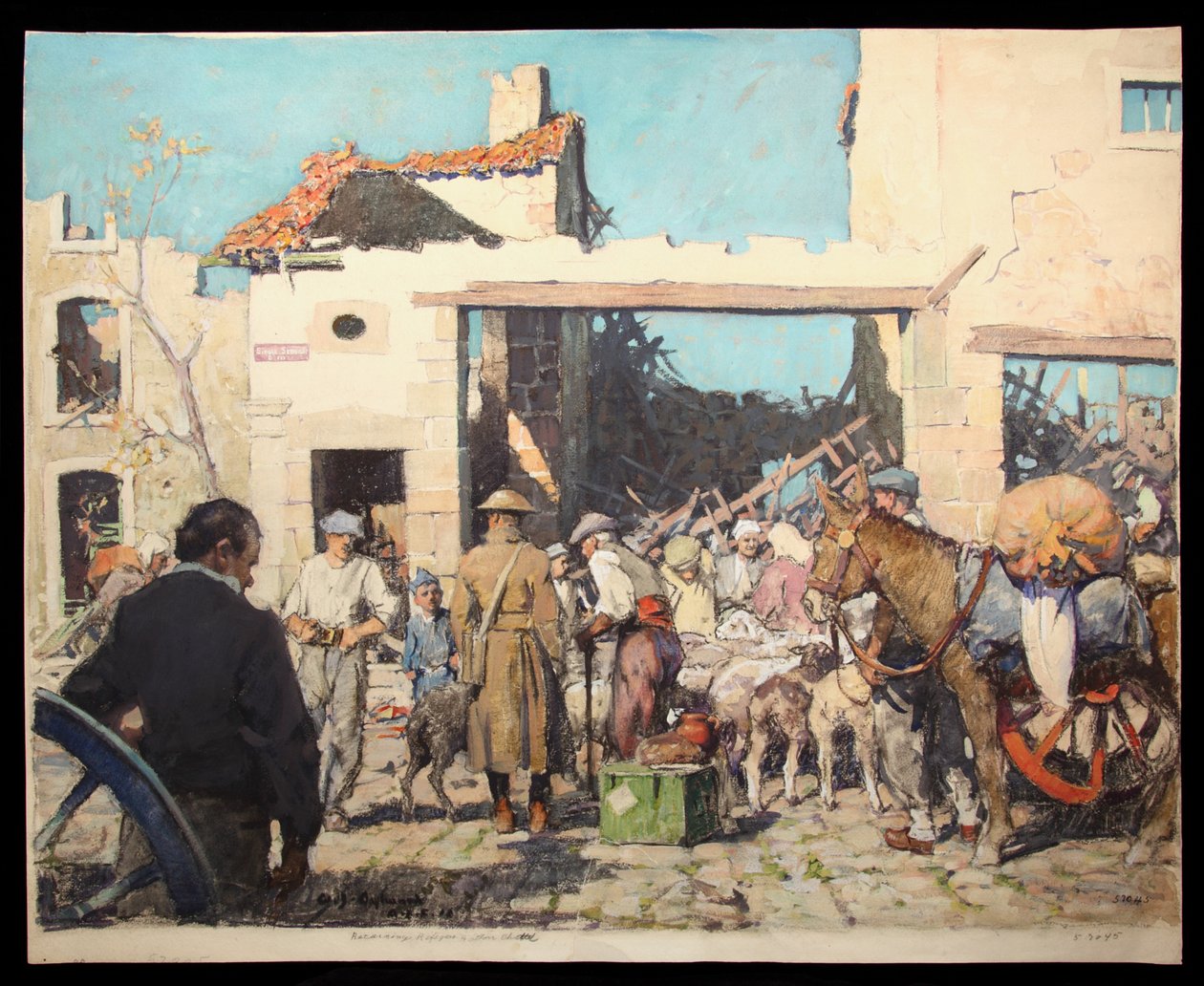 Návrat uprchlíků Hatton Chattel od James de Vine Aylward