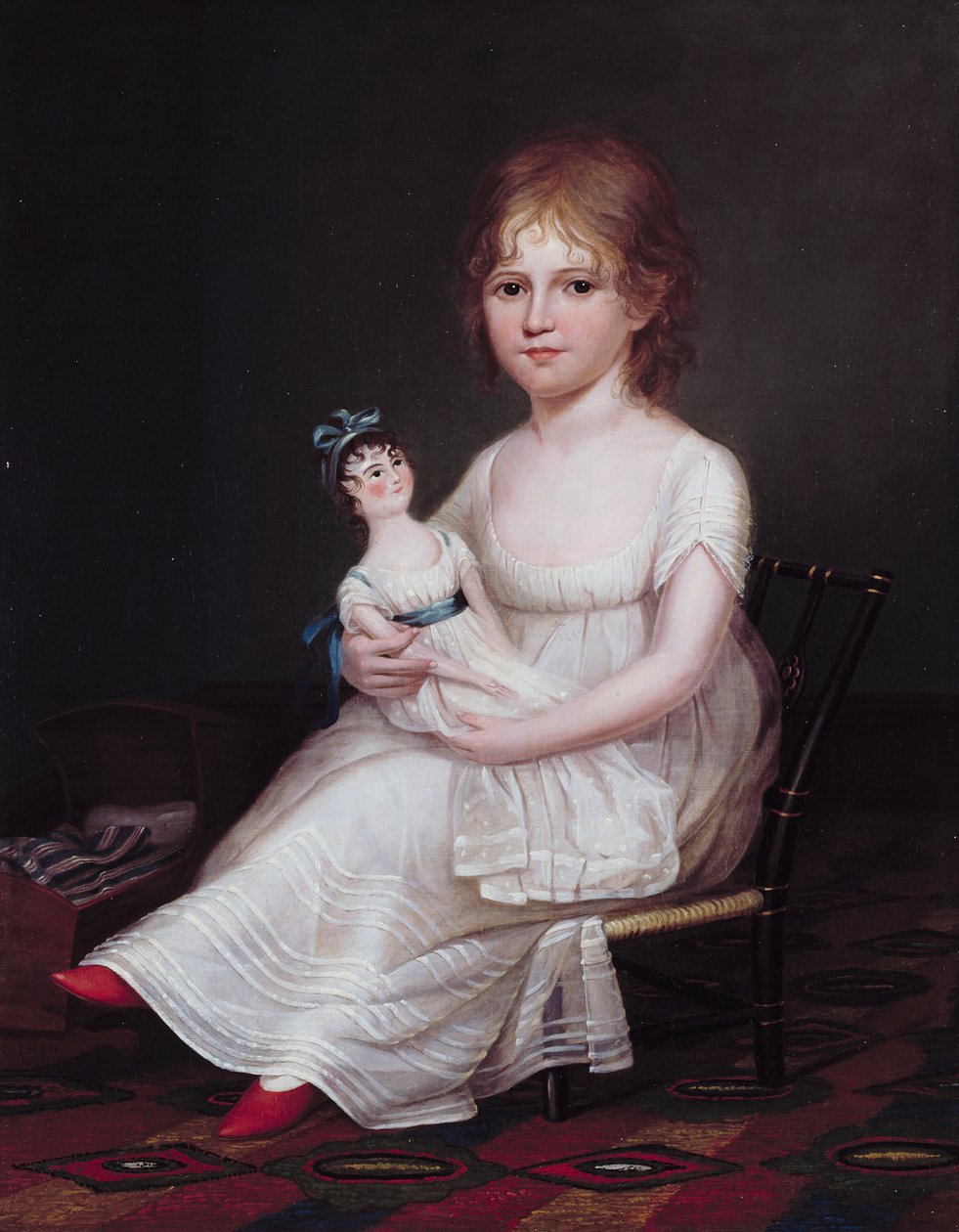 Dívka drží panenku, 1804 od James the Elder Peale