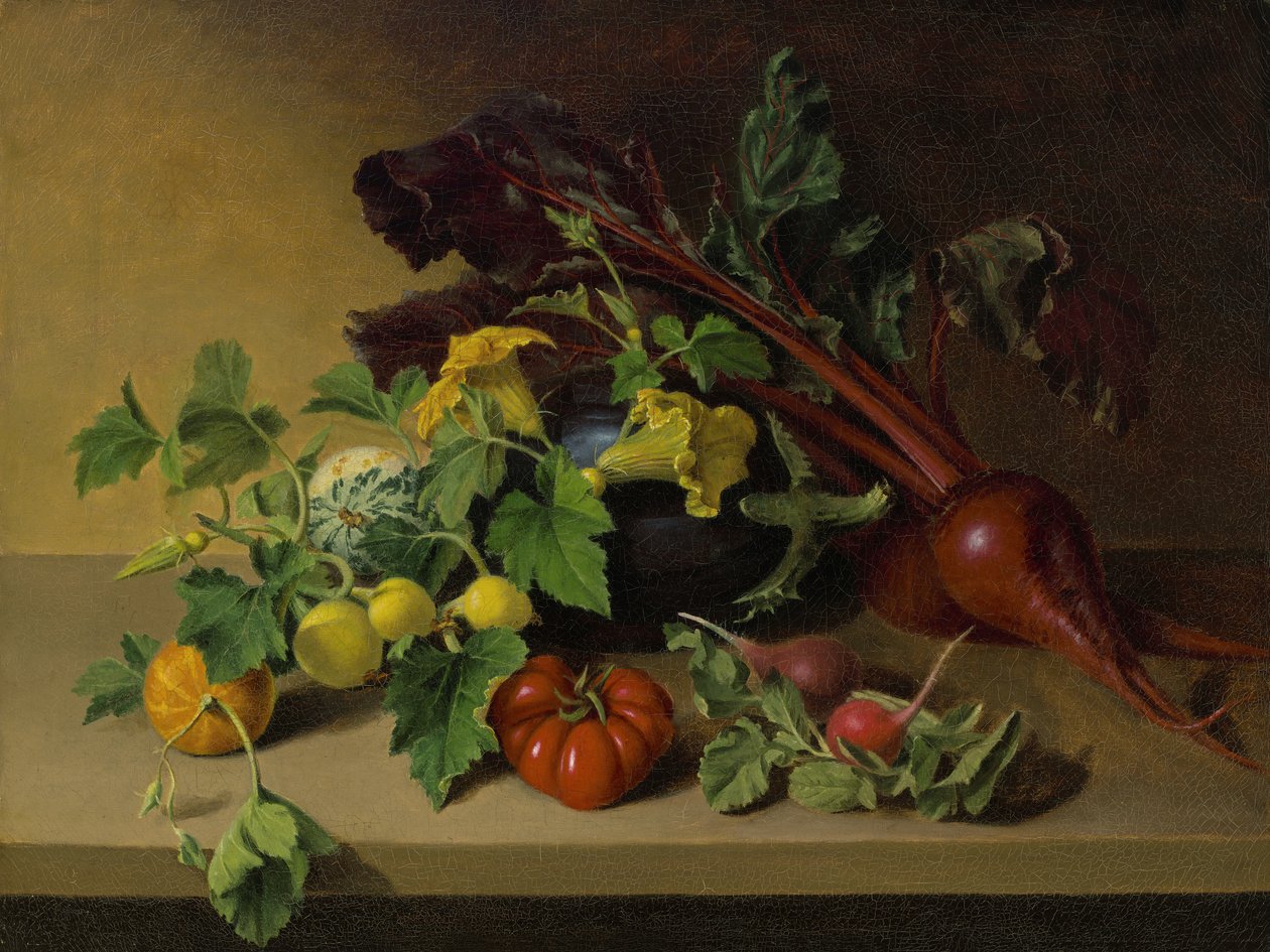 Zátiší se zeleninou, 1826 od James the Elder Peale