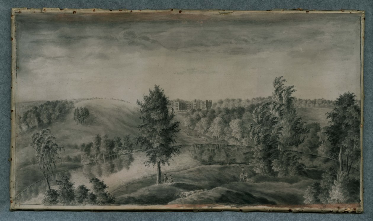 Pohled na Temple Newsam House, z východu od James the Younger Lambert