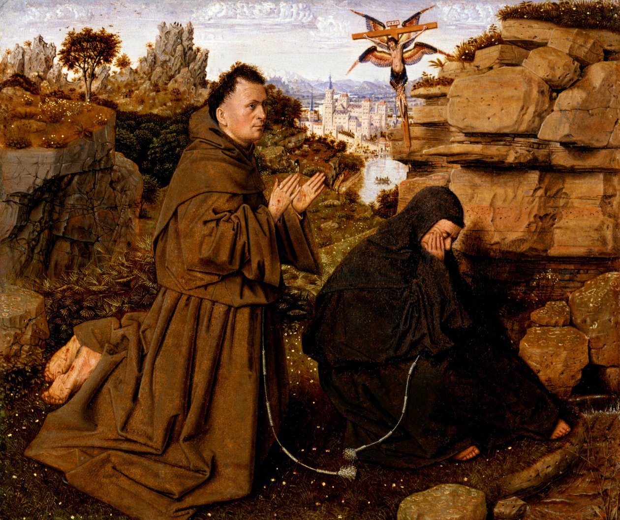 Svatý František z Assisi přijímající stigmata od Jan van Eyck