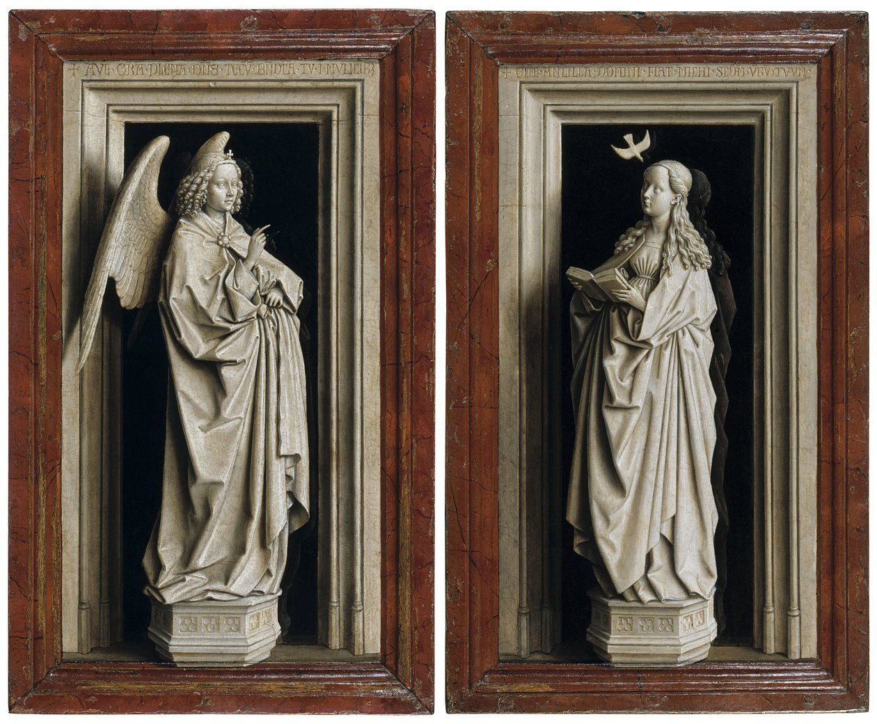 Diptych Zvěstování od Jan van Eyck