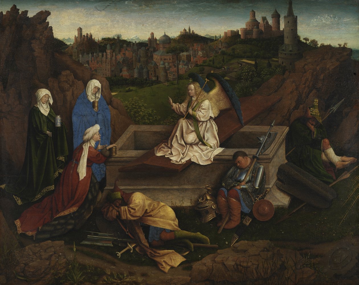 Tři Marie u hrobu od Jan van Eyck
