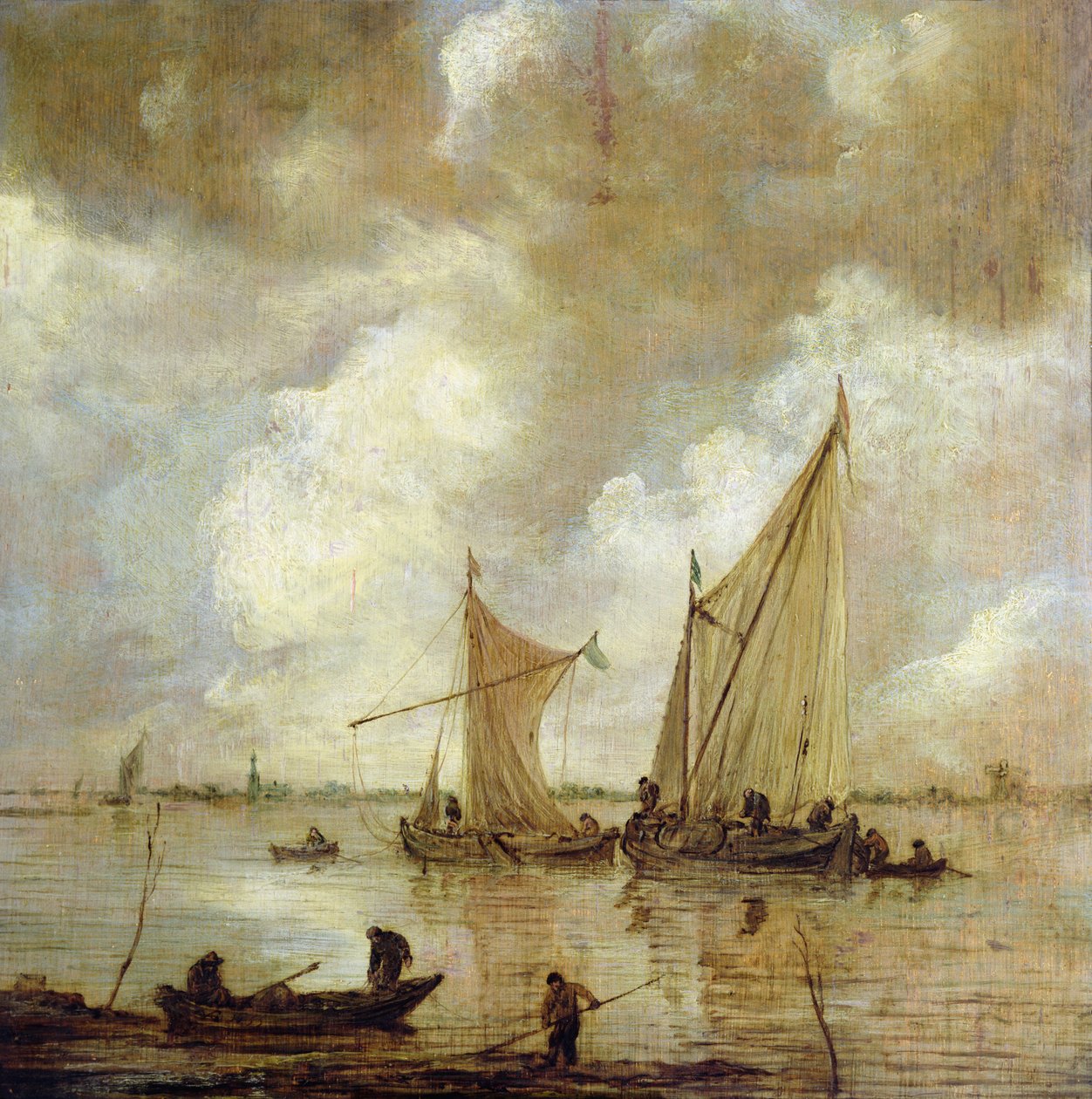 Bouřlivá krajina, 1655 od Jan Josephsz van Goyen
