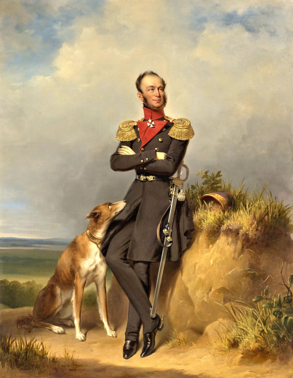 William II (1792-1849), nizozemský král od Jan Adam Janszoon Kruseman
