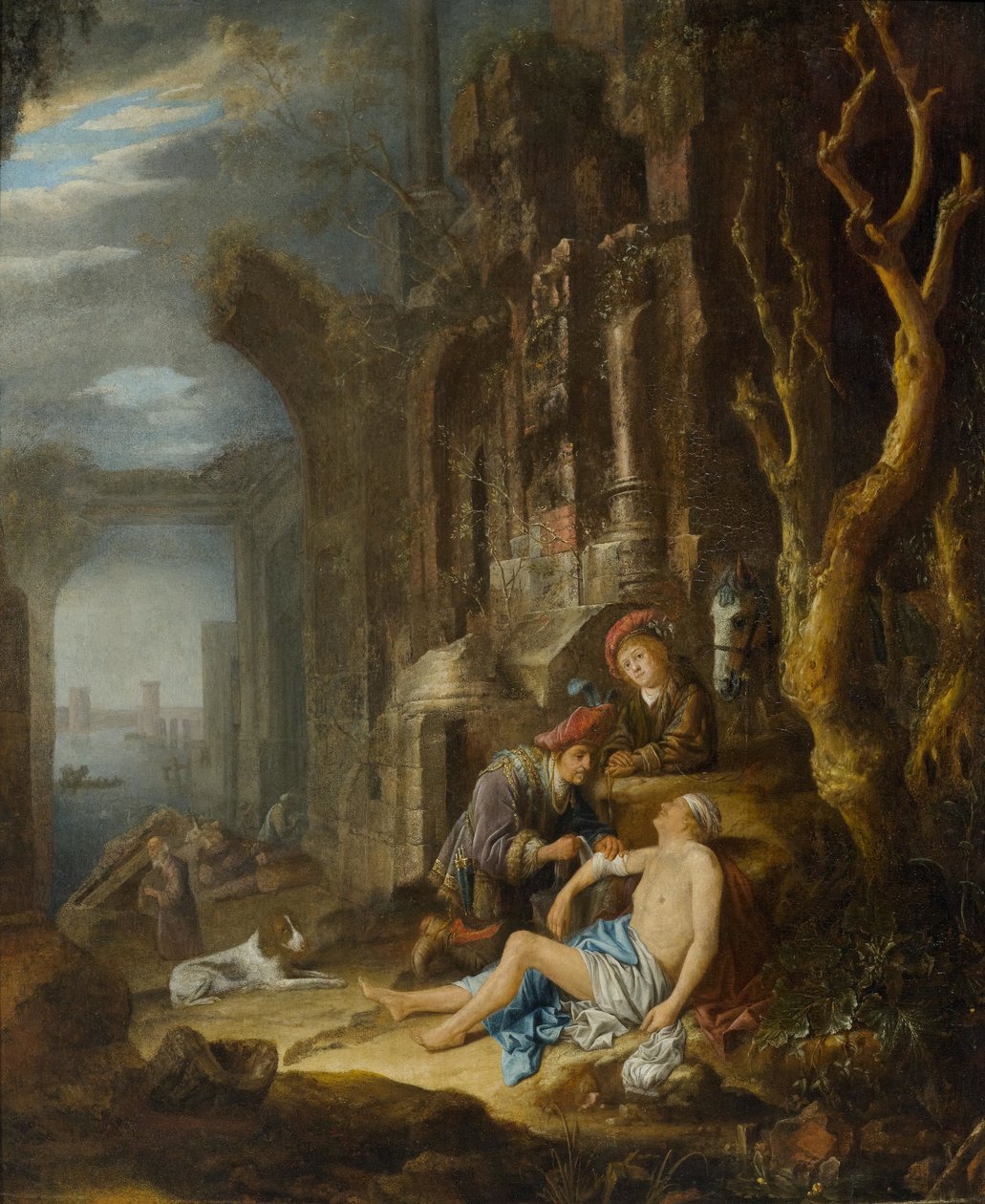 Dobrý samaritán od Jan Adriaensz van Staveren