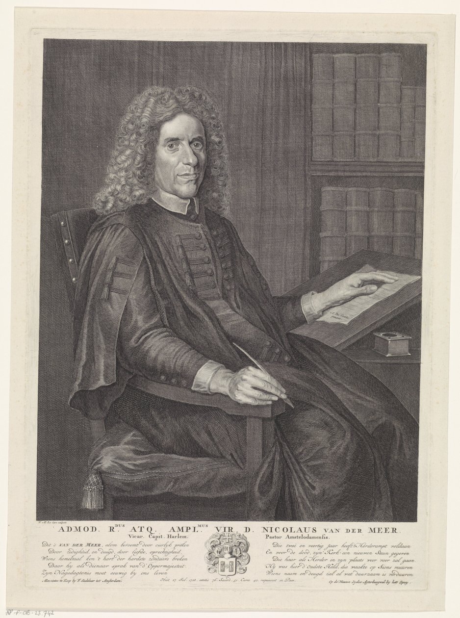 Portrét Nicolaase van der Meera od Jan Anthonie Coxie